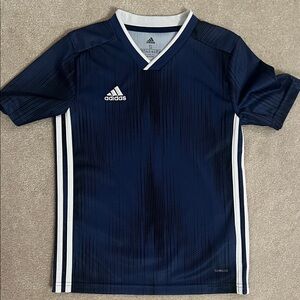 Adidas Kids Dark Blue Performance Jersey